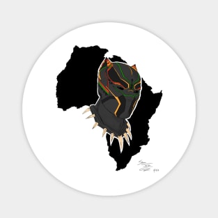 Black Panther x Africa Magnet